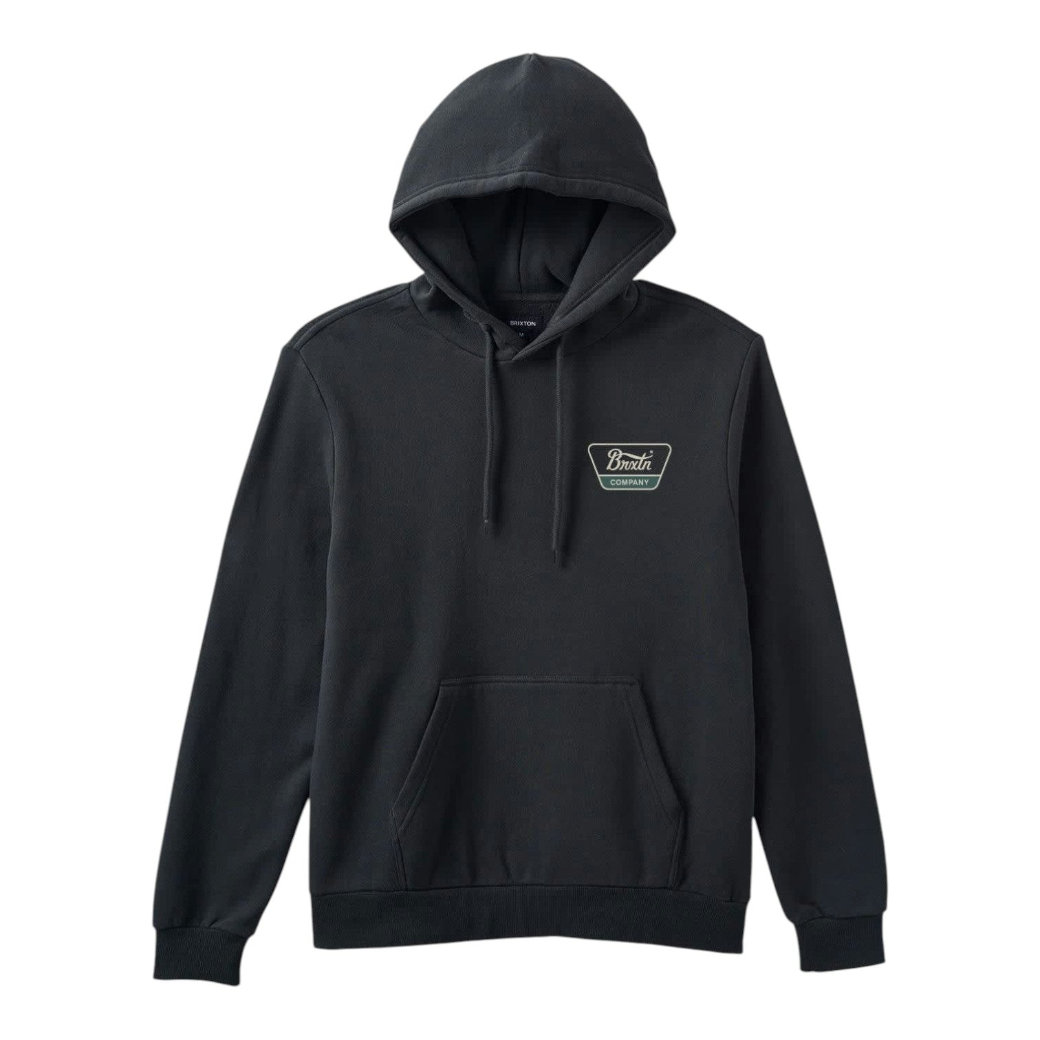 Brixton Linwood Hoodie - Black/Mallard Green