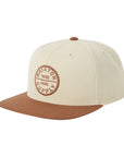 Brixton Oath III Snapback - Khaki/Caramel