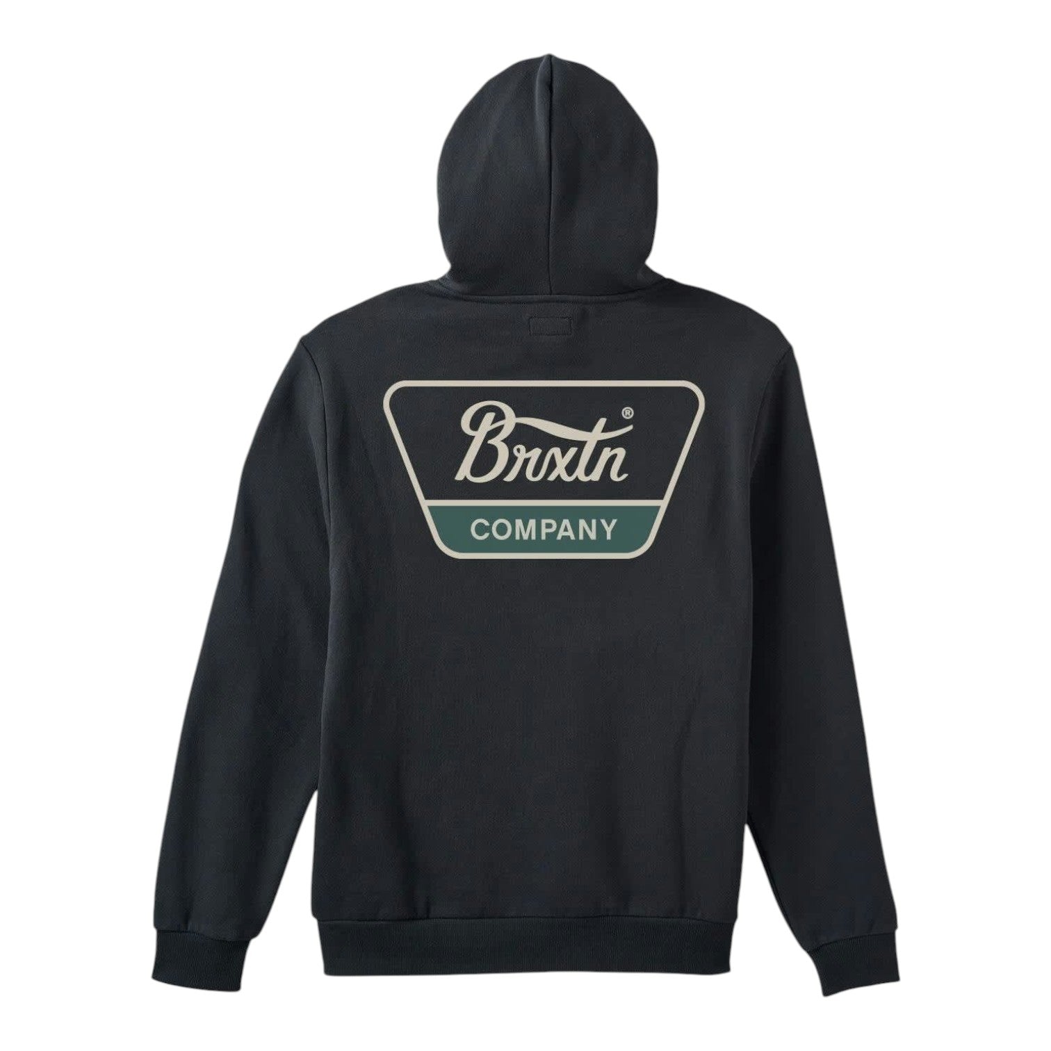 Brixton Linwood Hoodie - Black/Mallard Green
