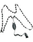 DGK Black Rosary Necklace