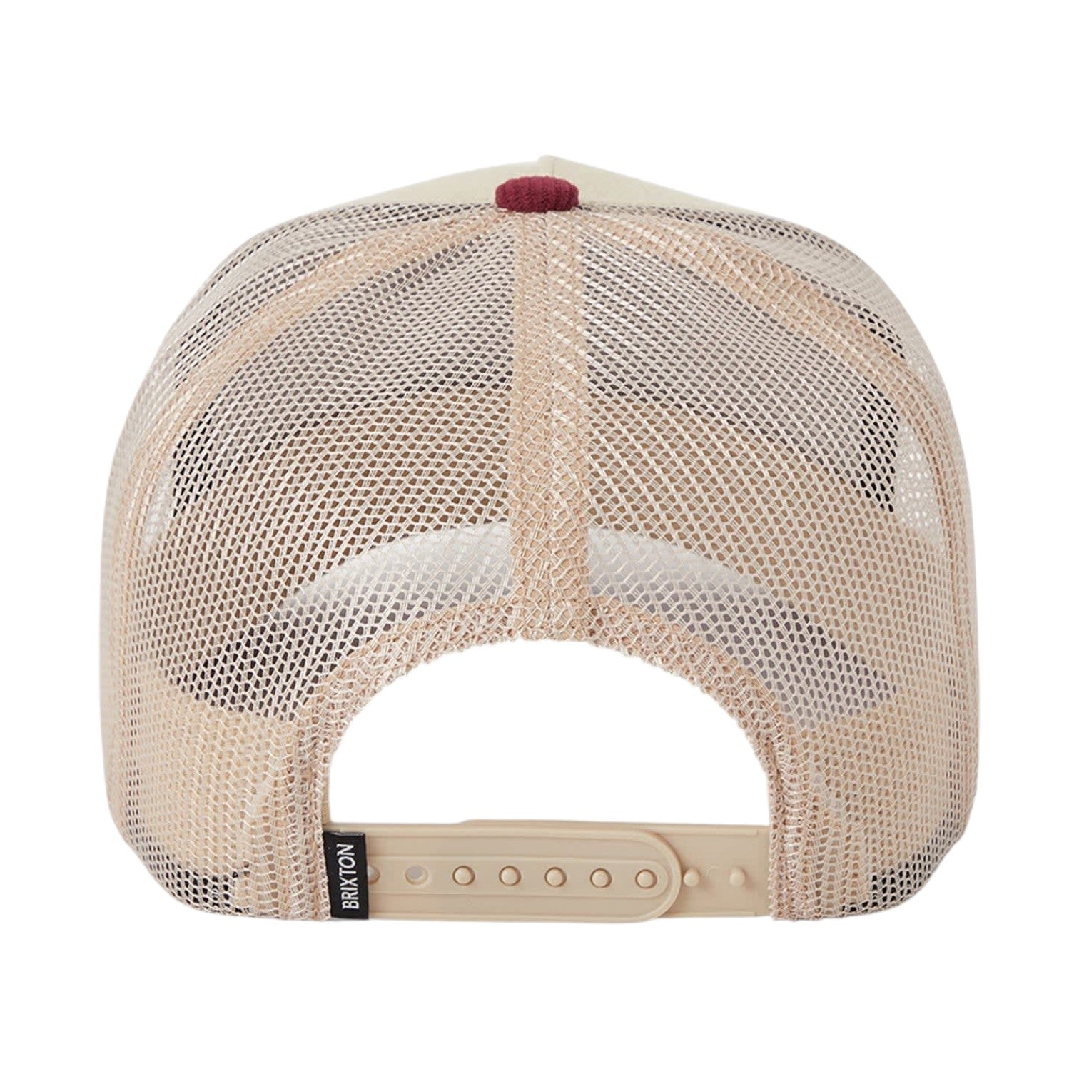 Brixton Hubal C NP MP Trucker Hat - Oatmeal/Dark Brick Corduroy