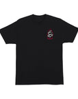 Santa Cruz Screaming Fire Oval T-Shirt - Black