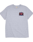 Fucking Awesome Printed Crest Tee - Ash Heather
