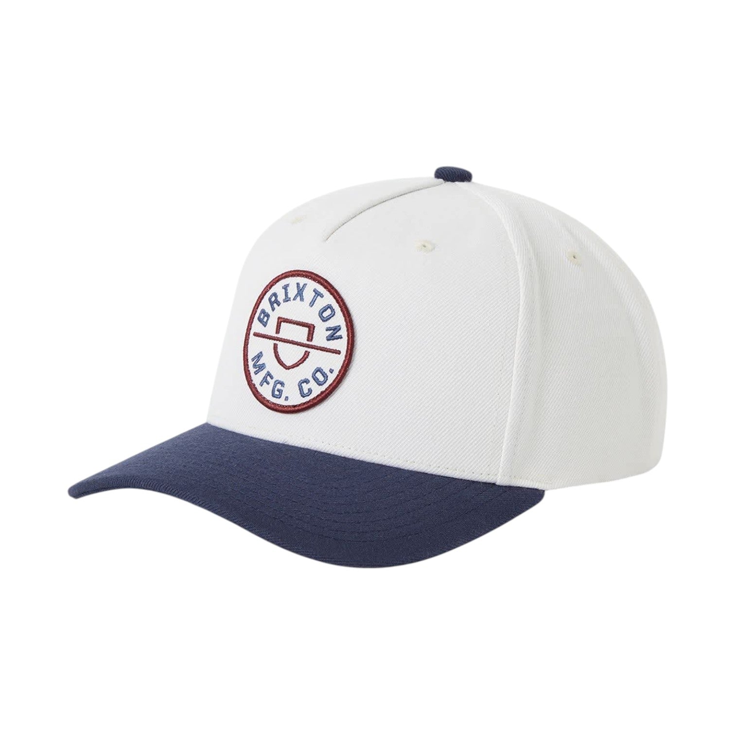 Brixton Crest C MP Snapback - Wax Paper/Navy