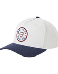 Brixton Crest C MP Snapback - Wax Paper/Navy