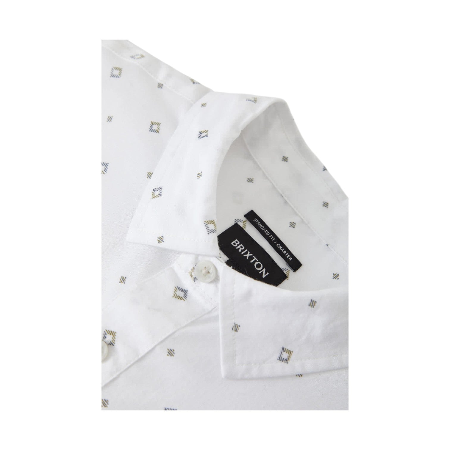 Brixton Charter Print S/S Woven - White/Geo