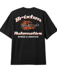 Brixton Brewster S/S Oversized Tee - Black