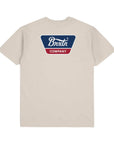 Brixton Linwood S/S Standard Tee - Cream