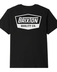 Brixton Regal S/S Standard Tee - Black/White