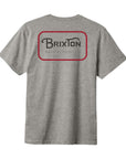 Brixton Grade S/S Standard Tee - Heather Grey/Washed Black