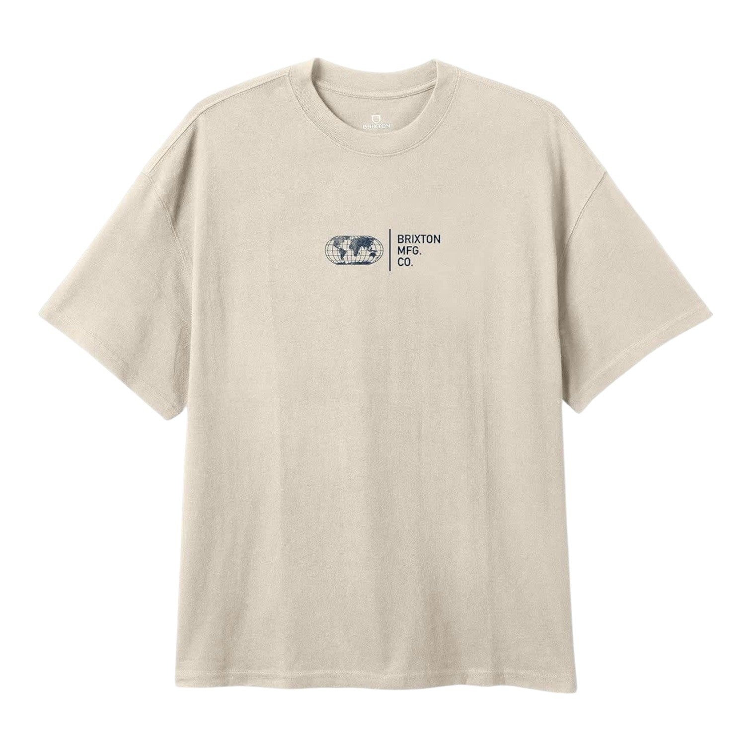 Brixton Union HW Relaxed Tee - Cream Classic Wash
