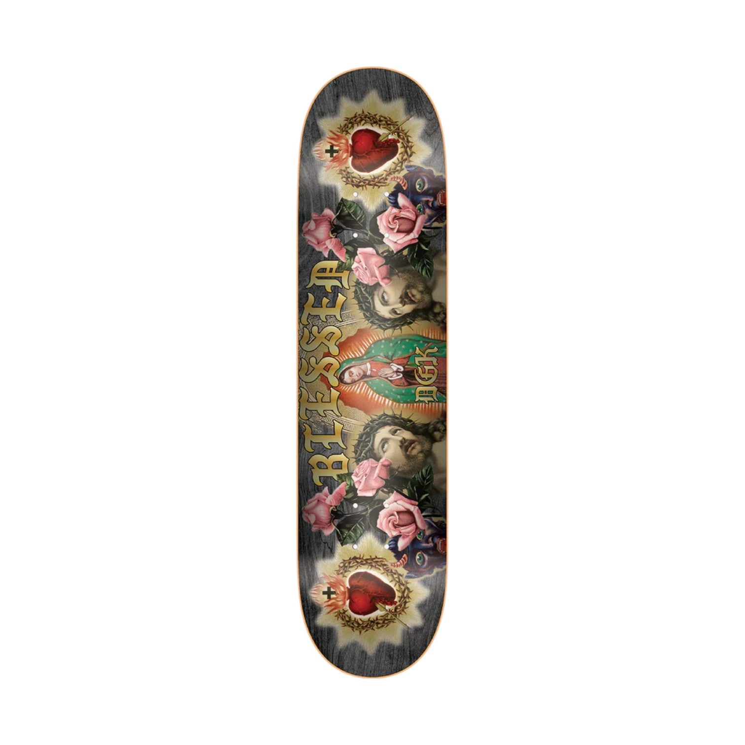 DGK Shrine Gold Ink Skateboard Deck