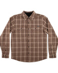 Independent Belmont L/S Flannel - Brown/Tan