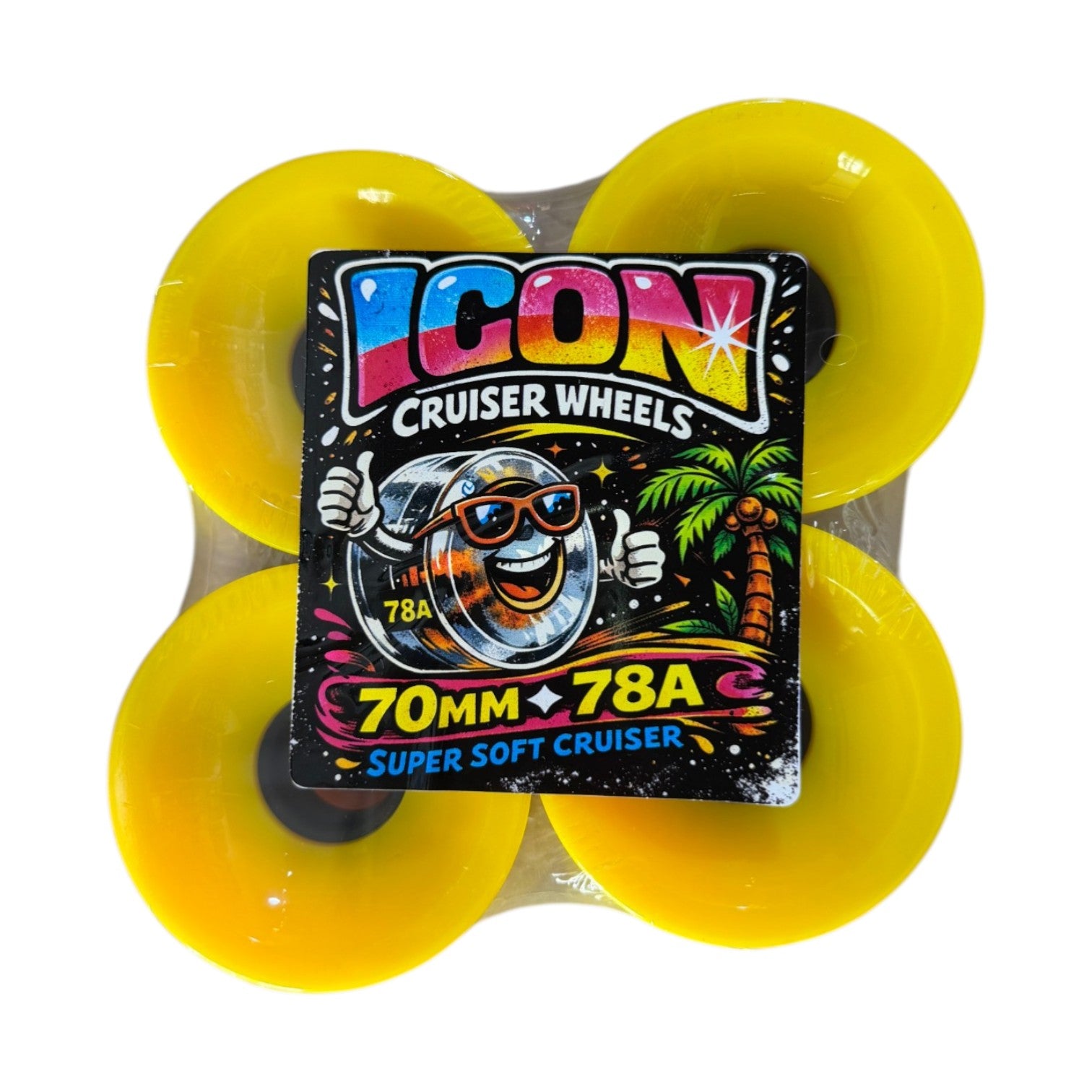 Icon Cruiser 78a 70mm Skateboard Wheels