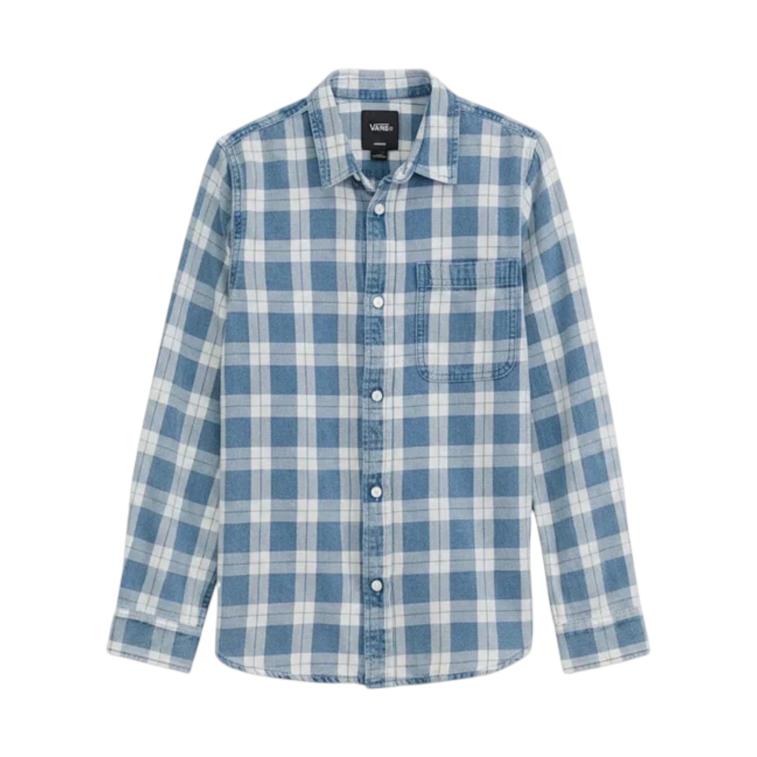 Vans Lawson Oxford L/S Woven - Bleach Indigo