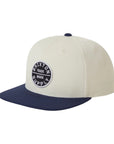 Brixton Oath III Snapback - Off White/Midnight Blue