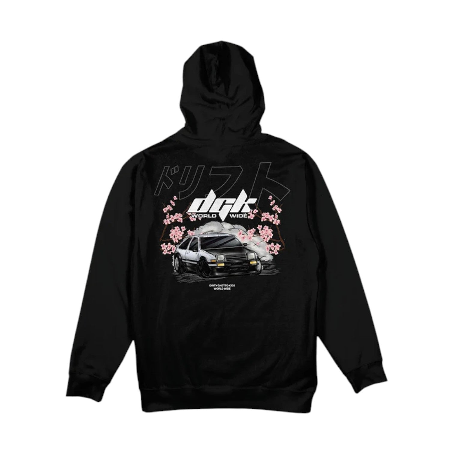 DGK Kanji Drift Hooded Fleece - Black