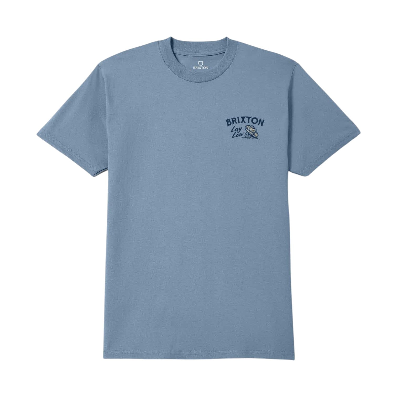 Brixton Lay Low S/S Standard Tee - Steel Blue