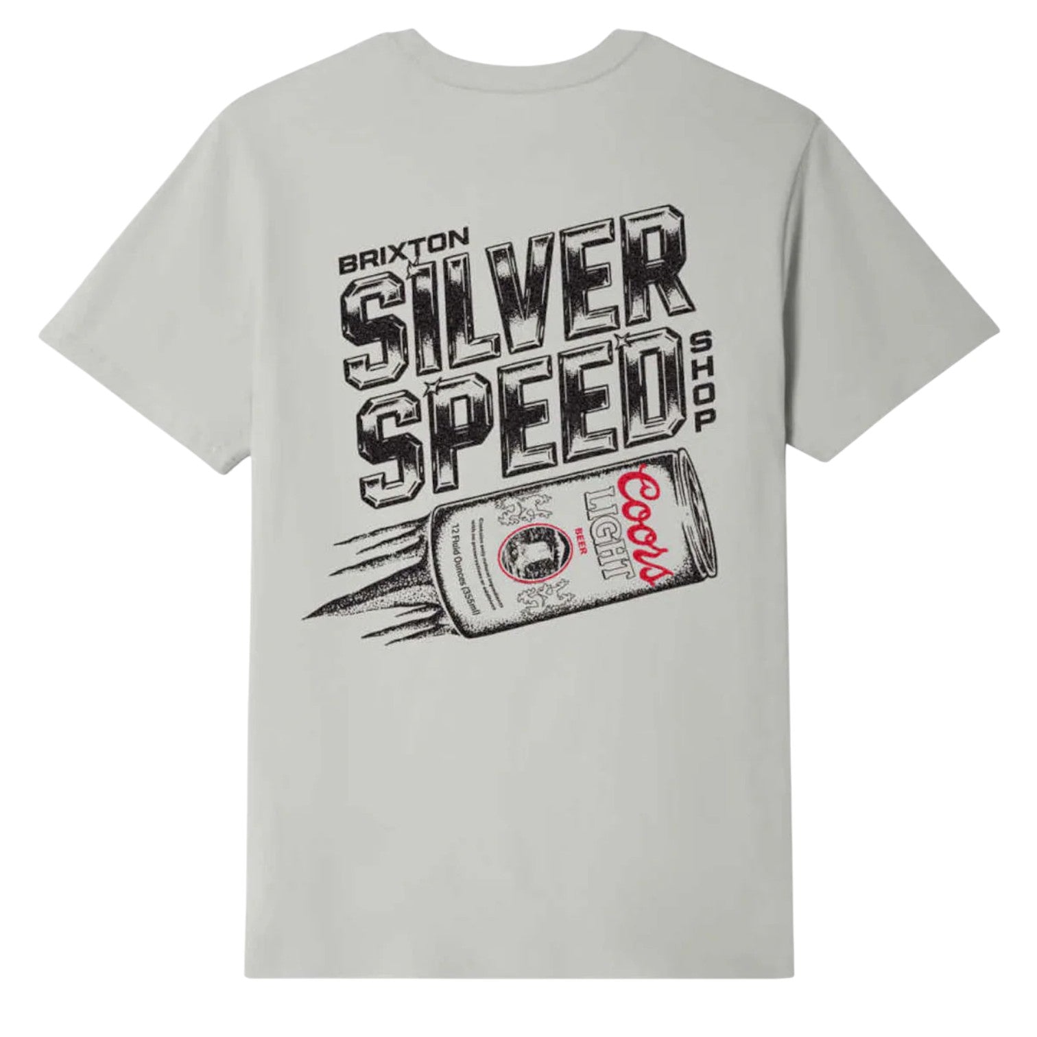 Brixton x Coors Light Silver Speed S/S Standard Tee - Silver