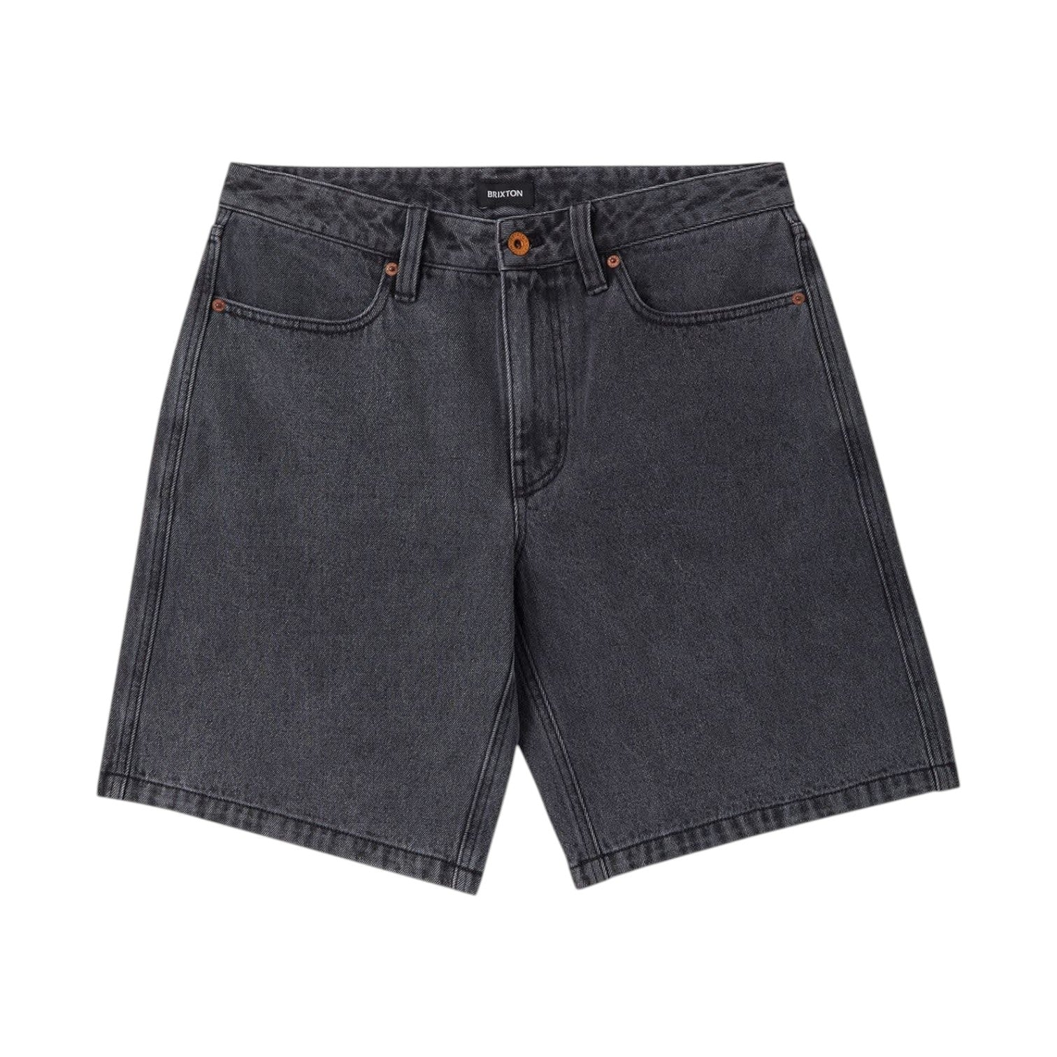 Brixton Relaxed Short - Washed Black Denim