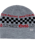 Brixton x Coors Light Racing Beanie - Silver