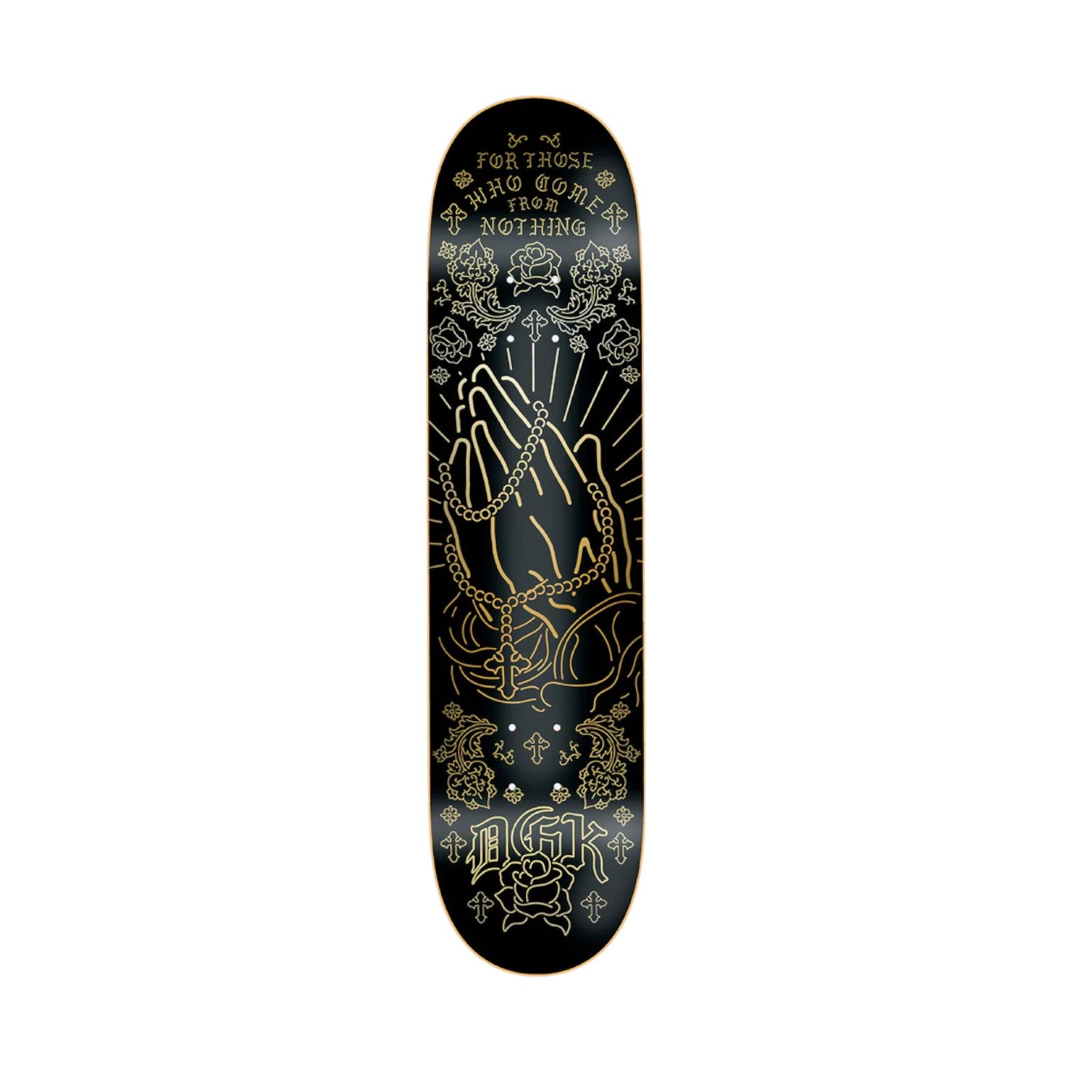 DGK Confession Gold Foil Skateboard Deck