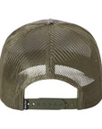Brixton Hubal C NP MP Trucker Hat - Tree Camo/Olive