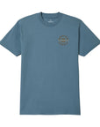 Brixton Oath V S/S Standard Tee - Harbor Blue/Sauterne Yellow