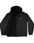 Santa Cruz Dressen Skull Rose Windbreaker - Black
