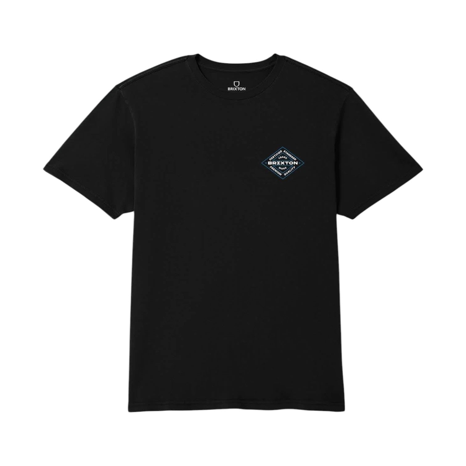 Brixton Lowry S/S Standard Tee - Black Worn Wash