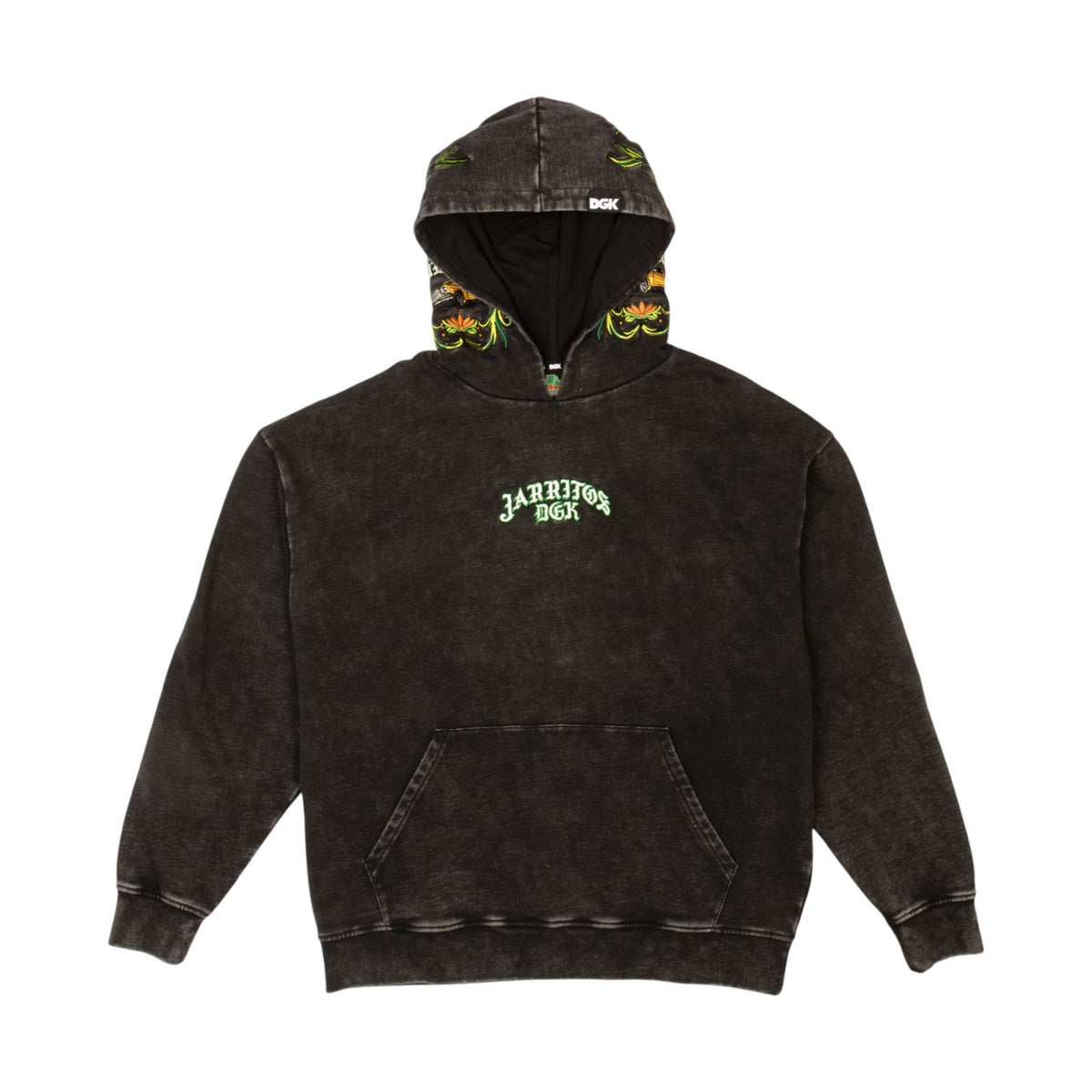 DGK x Jarritos Sabor Hooded Sweater - Washed Black