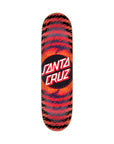 Santa Cruz Flame Ringed Dot 7 Ply Birch Skateboard Deck