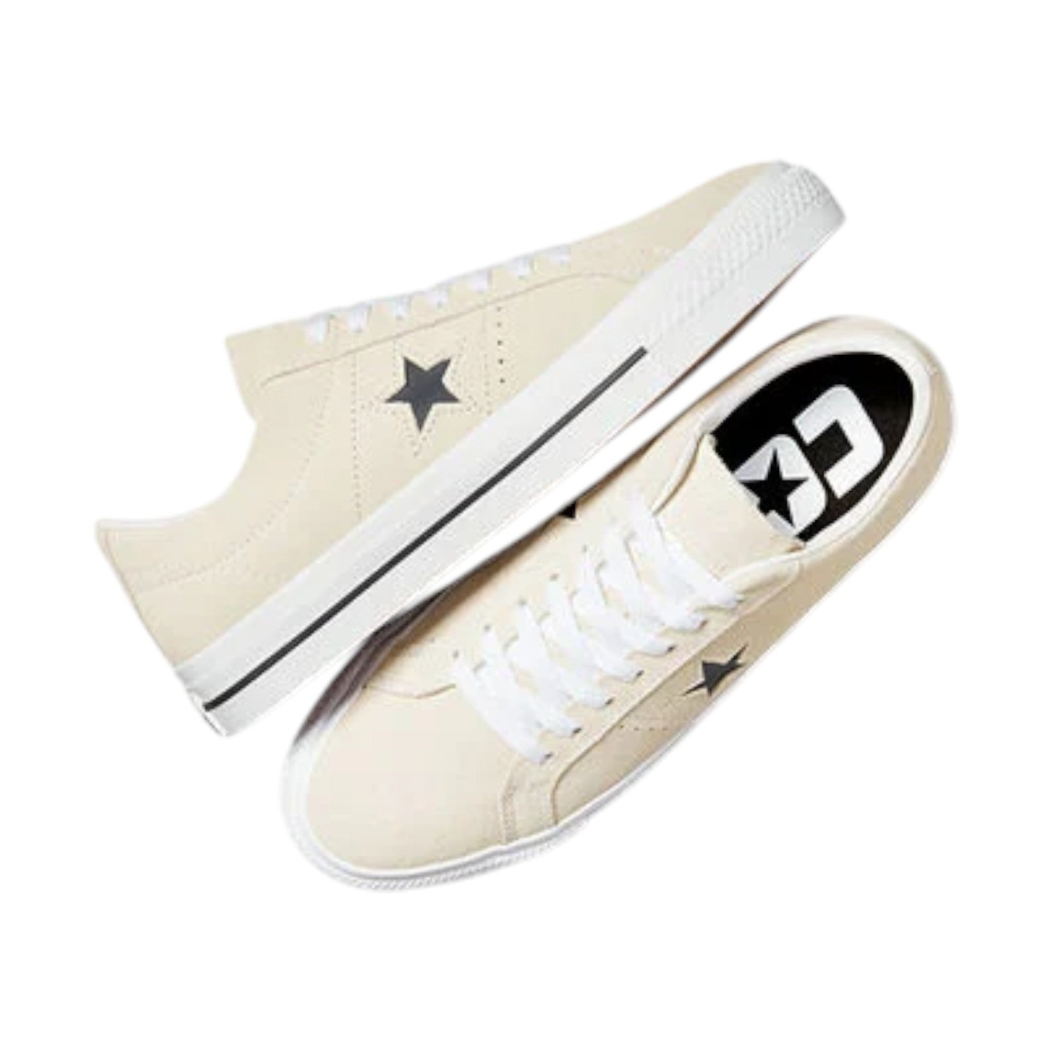 Converse Cons One Star Pro Ox - Egret/White/Black
