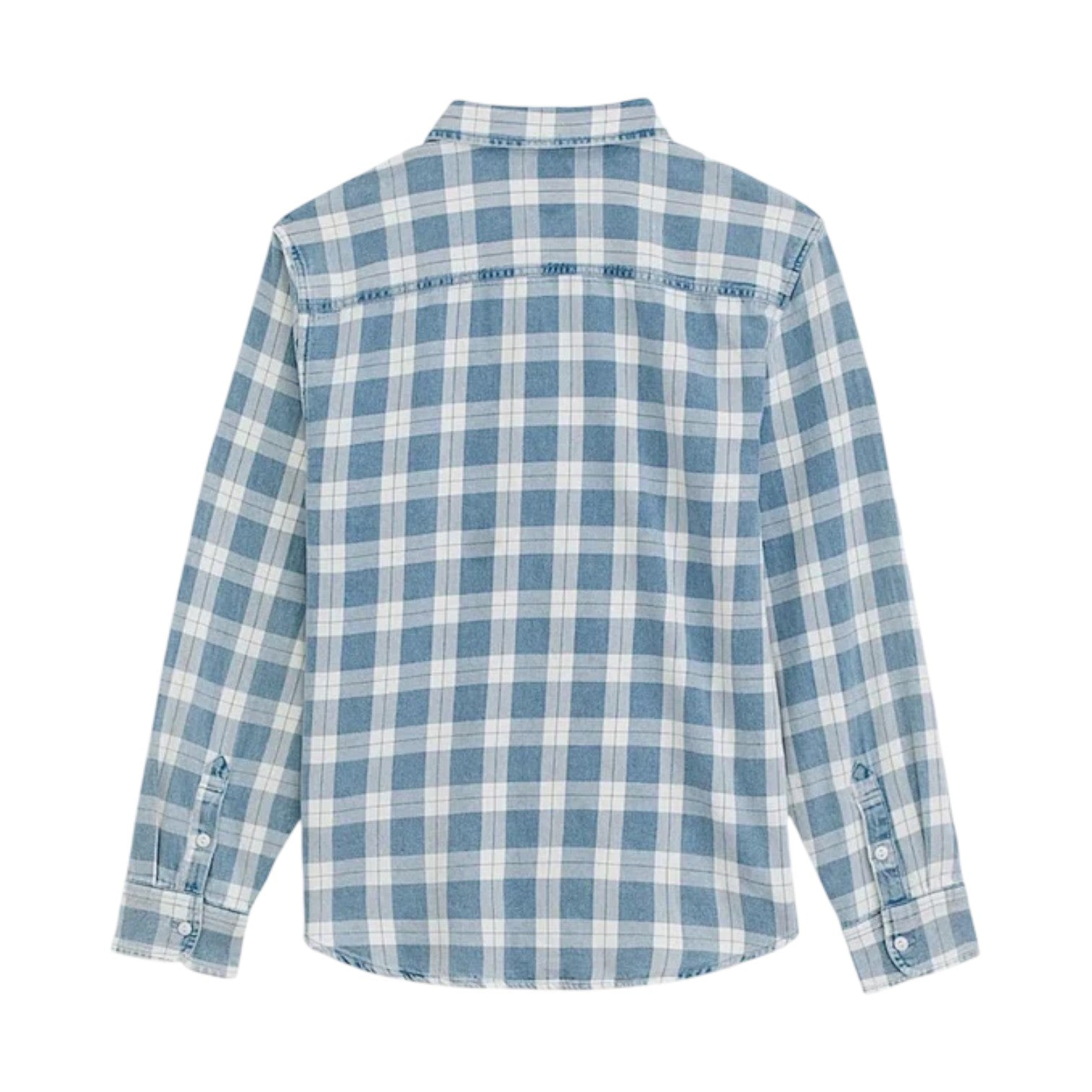 Vans Lawson Oxford L/S Woven - Bleach Indigo