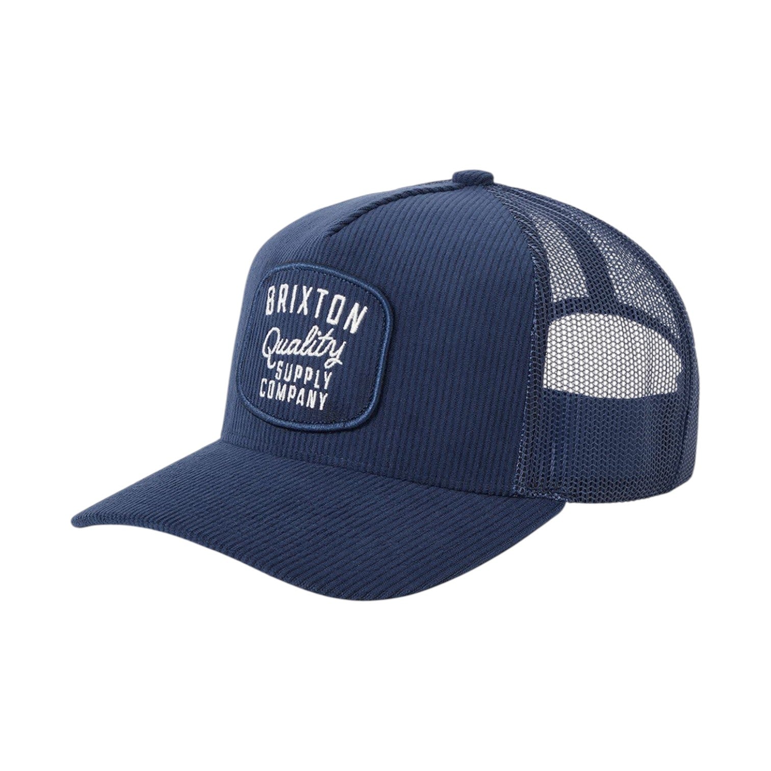 Brixton Hubal C NP MP Trucker Hat - Dark Navy Corduroy