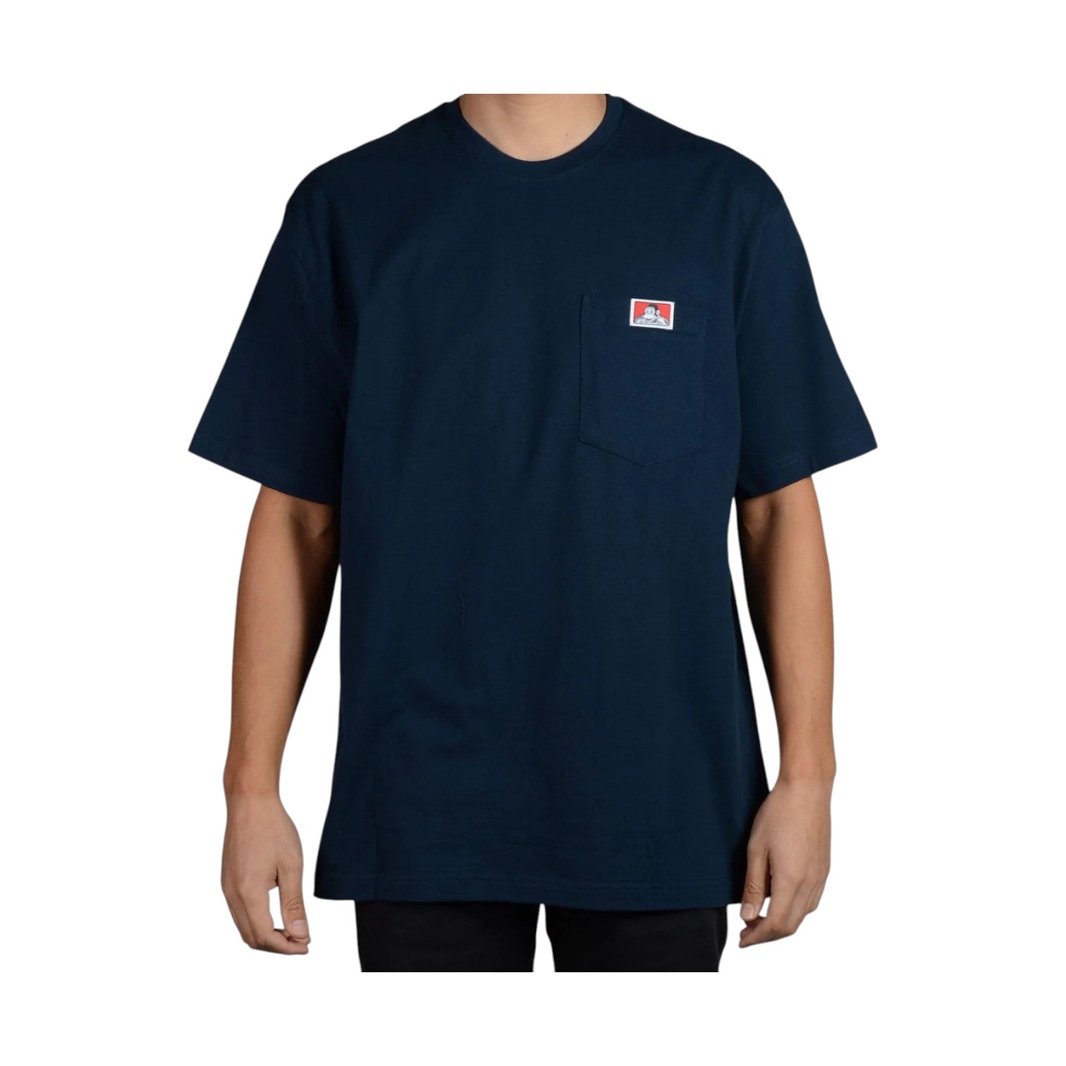 Ben Davis Heavyweight Pocket Tee - Navy