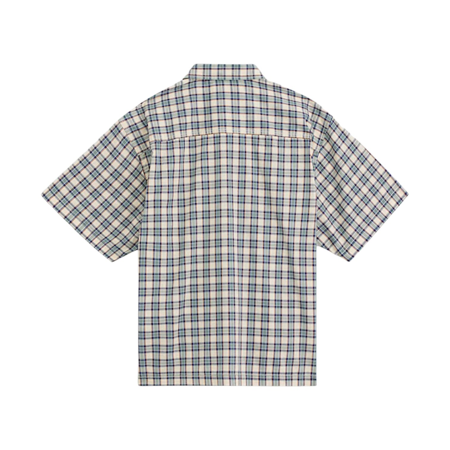 Vans Larkspur Timber Plaid S/S Woven - Almond Crisp
