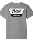 Brixton Linwood S/S Standard Tee - Heather Grey/Black