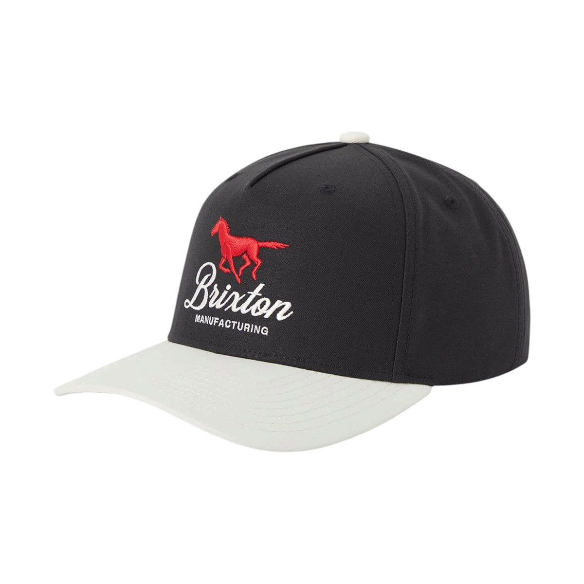 Brixton Leisure Snapback - Off White/Black