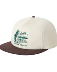 Brixton Catch and Release HP Snapback - Off White/Brown
