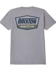 Brixton Regal S/S Standard Tee - Heather Grey/Navy