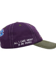 Buttersgoods x Peanuts Music Snapback Cap - Washed Purple/Fern