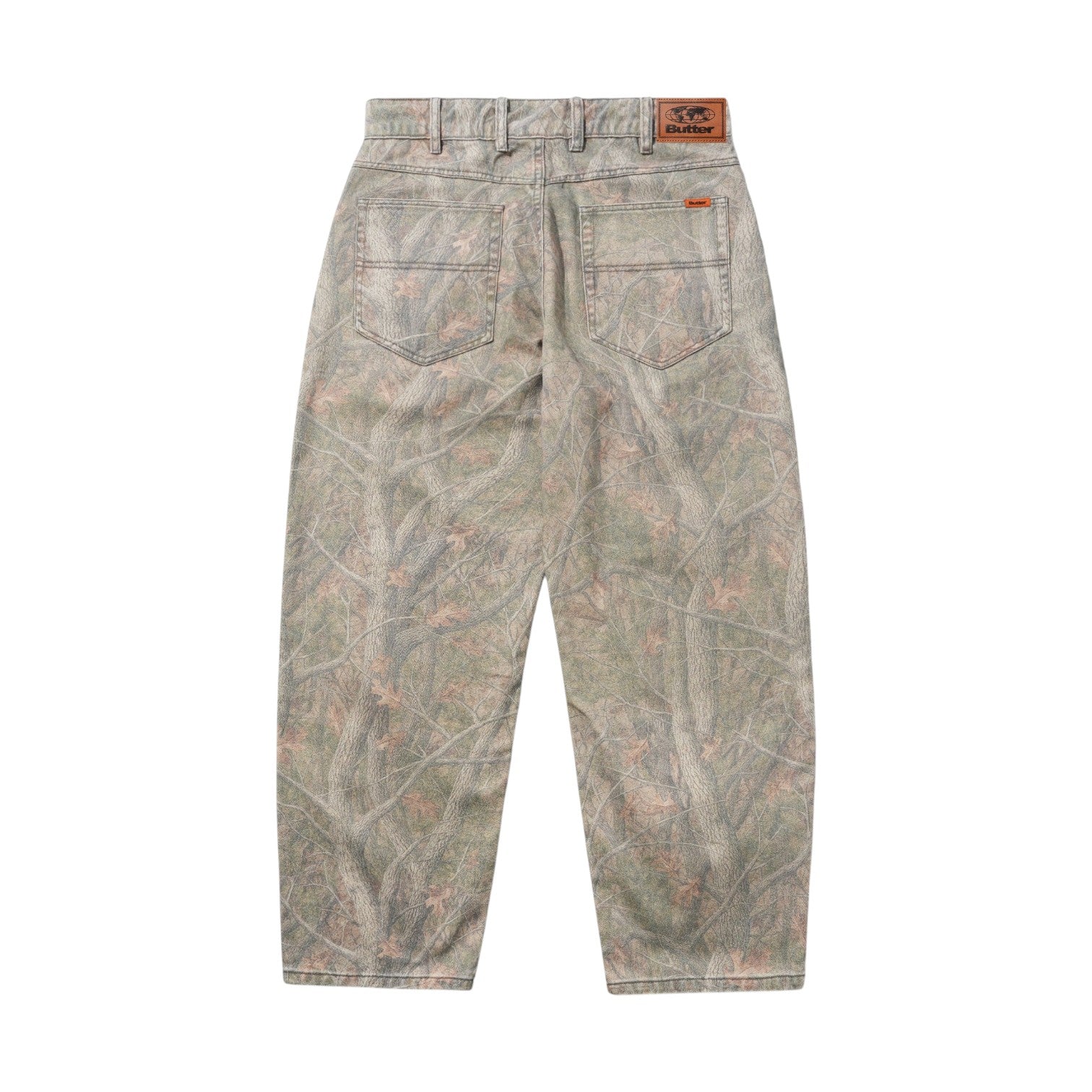 Buttergoods Baggy Denim Jeans - Forest Camo