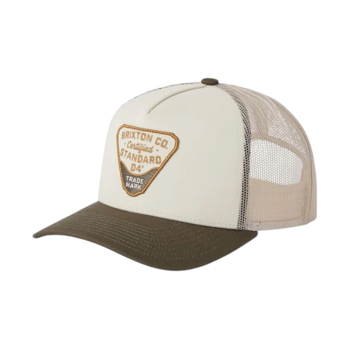 Brixton Blighton Trucker Hat - Whitecap/Dark Olive