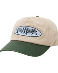 Buttergoods Tide 5 Panel Cap - Washed Tan/Seaweed