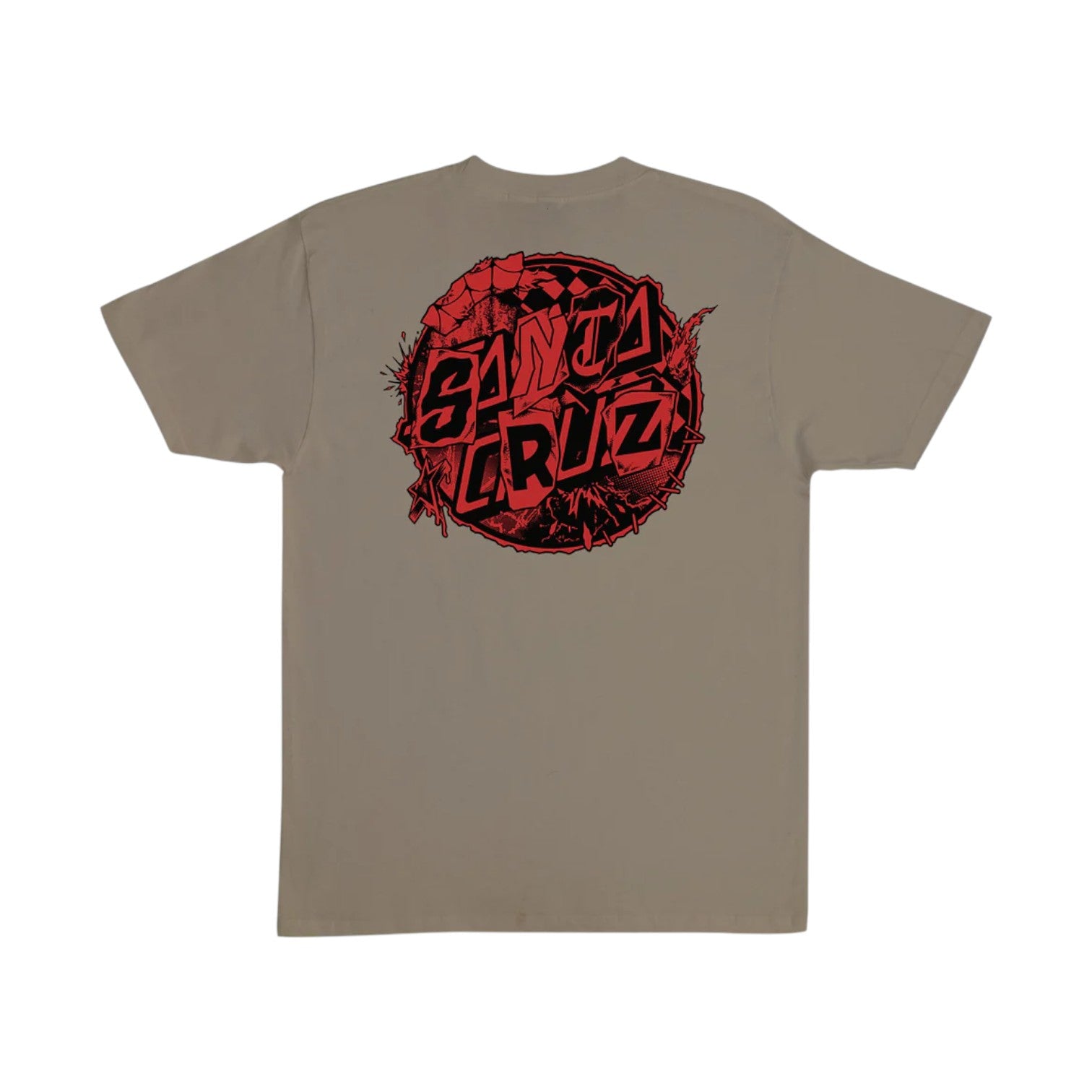 Santa Cruz Pay Off Dot T-Shirt - Prairie Dust