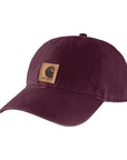 Carhartt 100289 Canvas Cap - Blackberry