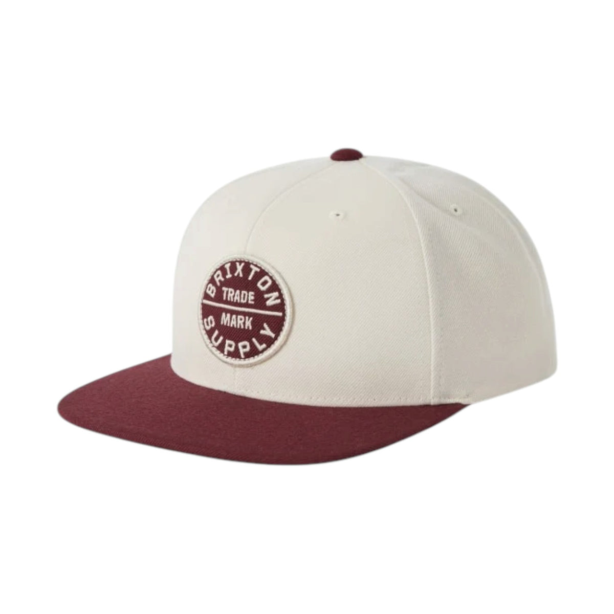 Brixton Oath III Snapback - Whitecap/Dark Brick