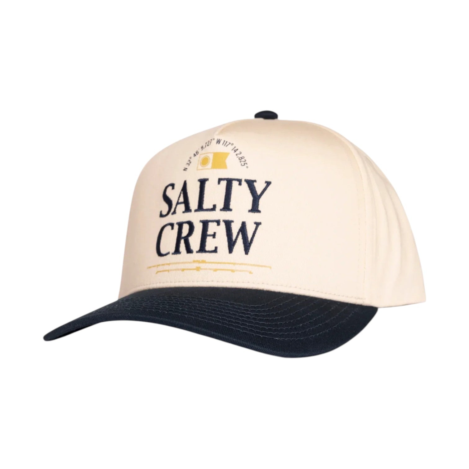 Salty Crew Coordinates Snapback - Off White/Navy