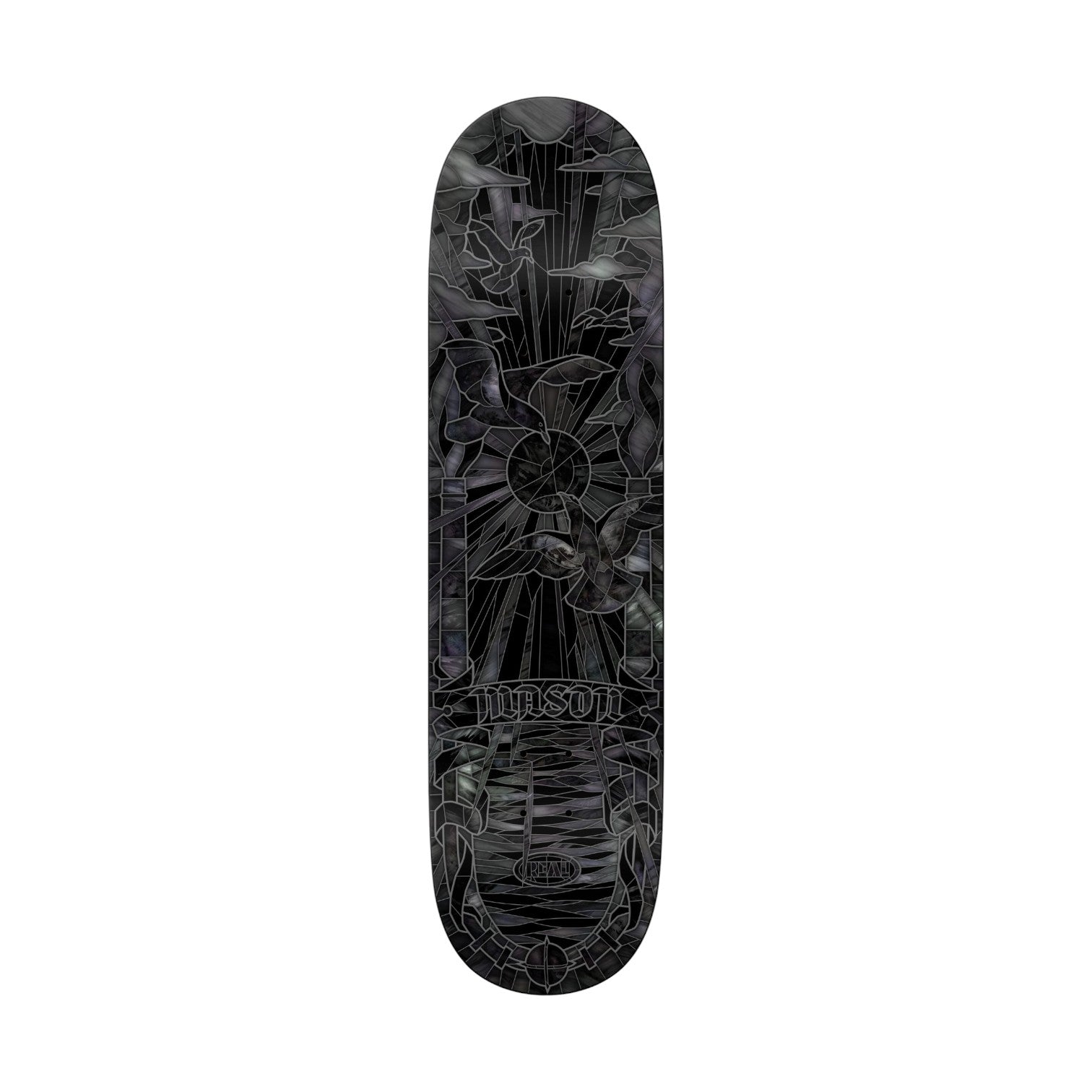 Real Mason Black Sunday Cathedral Skateboard Deck